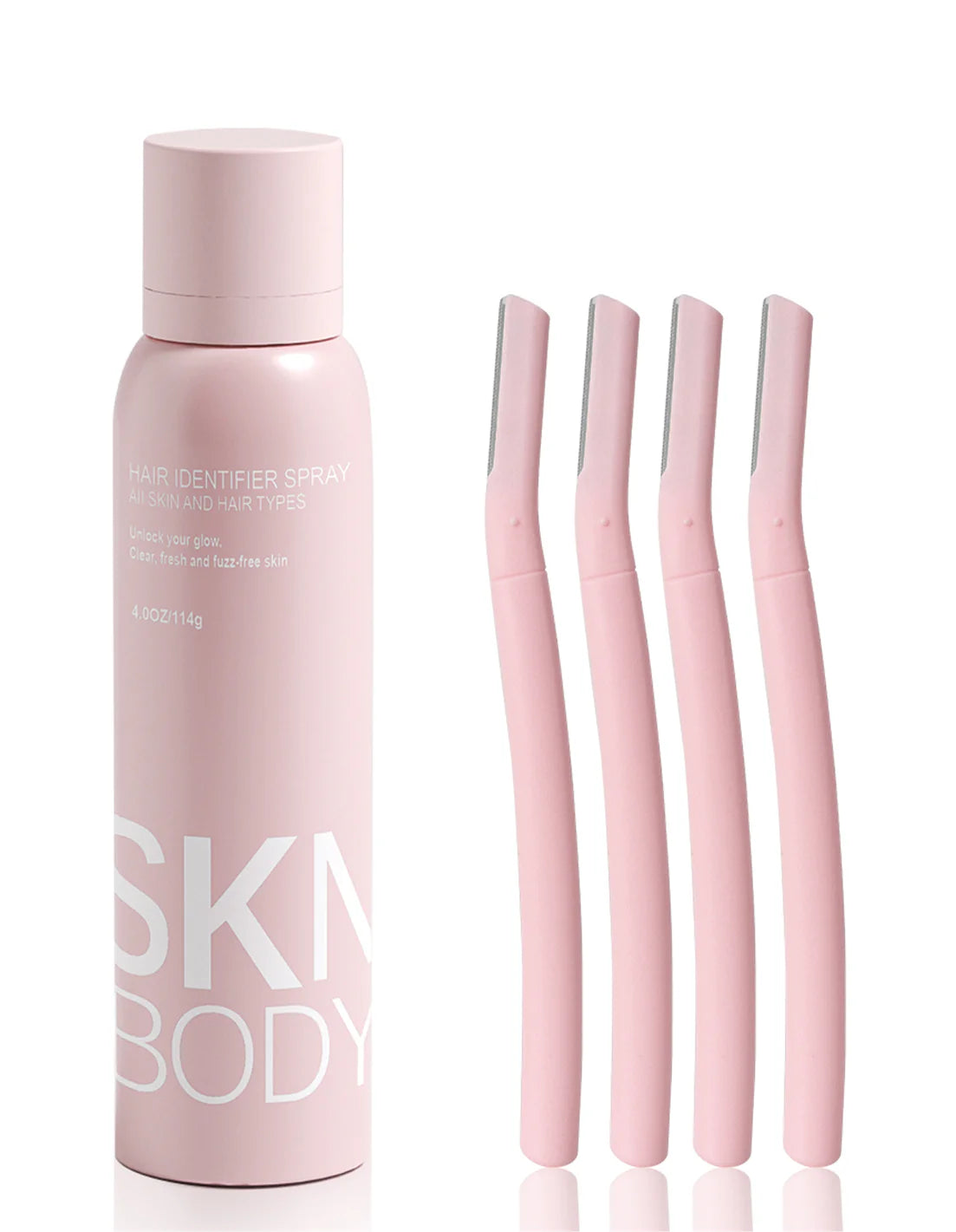 Spray Identificador Para Dermaplaning + 4 Rasuradores