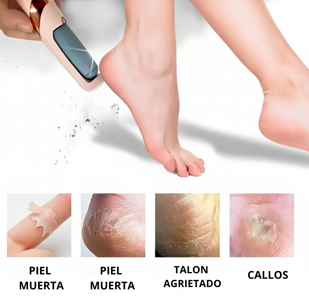 Exfoliante de pies eléctrico